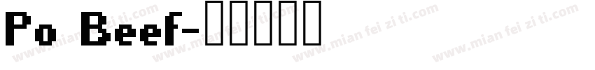 Po Beef字体转换